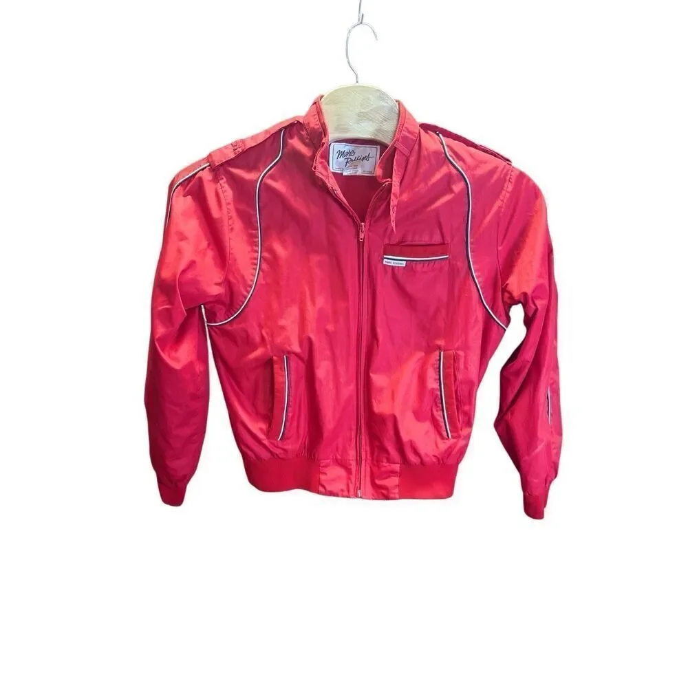 Marc Robbins Large (L) Red Racer Vintage Jacket